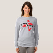 Piano Red Notes T-shirt (Voorkant volledig)