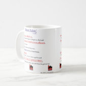 Piano-regels Koffiemok (Voorkant links)