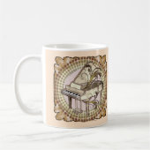 Piano Rhythm mug Koffiemok (Links)