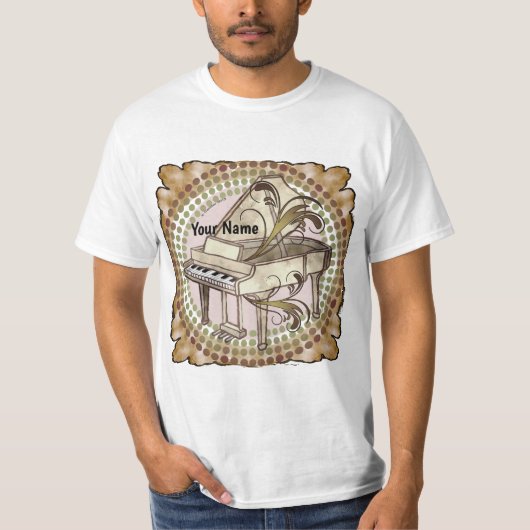 Piano Ritme T-shirt (Voorkant)