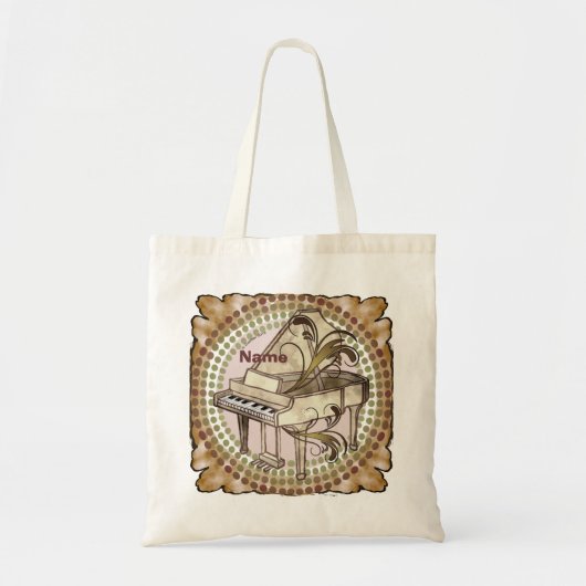 Piano Ritme  Tote Bag (Voorkant)