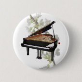 Piano-Romantic Music- Button (Voorkant)