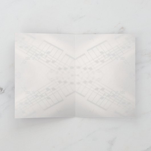 Piano-Romantic Music- Kaart (Binnen)