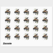 Piano-Romantic Music- Sticker (Vel)