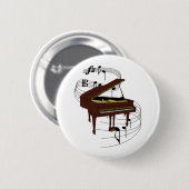 Piano Ronde Button 5,7 Cm (Voorkant /achterkant)