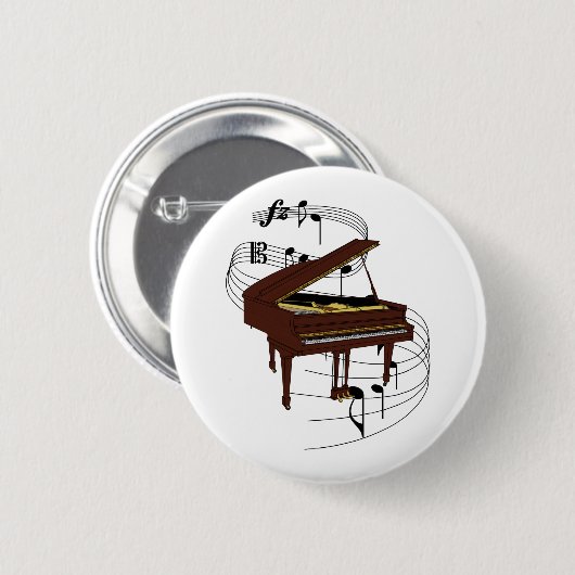 Piano Ronde Button 5,7 Cm (Voorkant /achterkant)