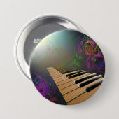 piano ronde button 7,6 cm (Voorkant /achterkant)