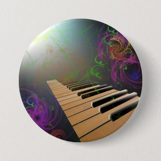 piano ronde button 7,6 cm (Voorkant)