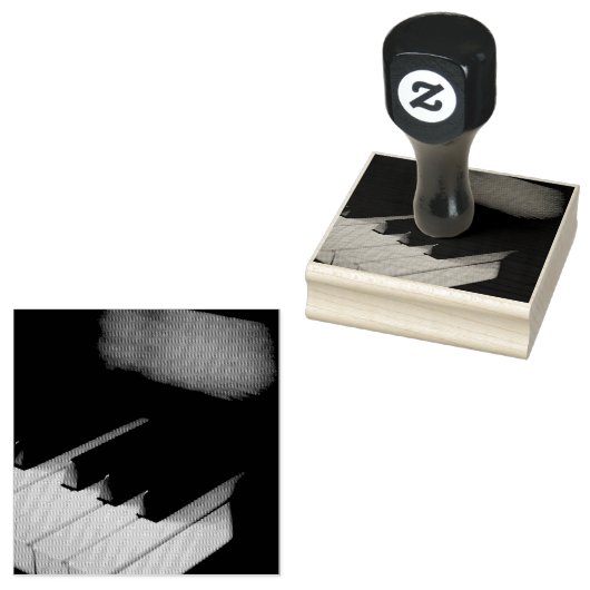  piano rubberstempel (Gestempeld)