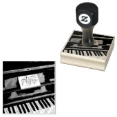  piano rubberstempel (Gestempeld)