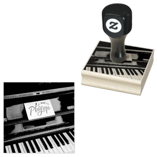 piano rubberstempel (Gestempeld)