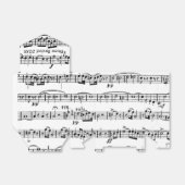 Piano Sheet Music voor Overweging Bedankdoosjes (Uitgevouwen)