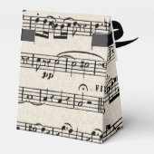 Piano Sheet Music voor Overweging Bedankdoosjes (Achterkant)