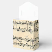 Piano Sheet-muziek voor overweging Bedankdoosjes (Geopend)