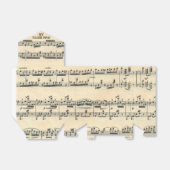 Piano Sheet-muziek voor overweging Bedankdoosjes (Uitgevouwen)