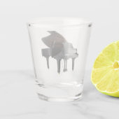 Piano Shot Glass Glas (Achterkant)