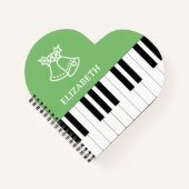 Piano Sleutel Beste Piano Leraar Ever Kerstmis Gro Notitieboek (Voorkant)