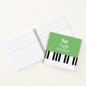 Piano Sleutel Beste Piano Leraar Ever Kerstmis Gro Notitieboek (Binnen)
