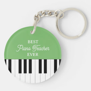 Piano Sleutel Beste Piano Leraar Ever Kerstmis Gro Sleutelhanger