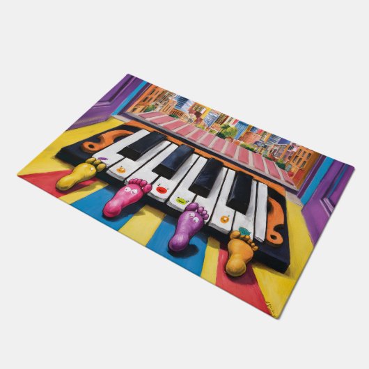 Piano Sleutel Deurmat (Schuin)