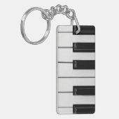 Piano Sleutelhanger (Voorkant Links)