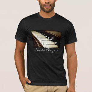 PIANO SLEUTELS Ik ben een Speler Leuke Muziek-minn T-shirt