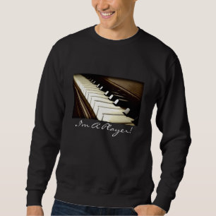 PIANO SLEUTELS Ik ben een Speler Leuke Muziek-minn Trui