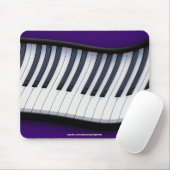 PIANO SLEUTELS MUZIEK LIEFHEBBER Mousepad Muismat (Met muis)