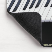 PIANO SLEUTELS MUZIEK LIEFHEBBER Mousepad Muismat (Hoek)