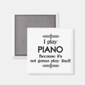 Piano - Speel zelf Funny Deco Music Magneet (Voorkant / Achterkant)