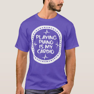 Piano spelen is mijn studio t-shirt