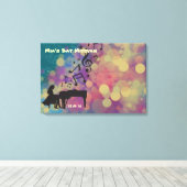 Piano Speler Meisje Bat Mitzvah Aanmelden Board Canvas Afdruk (Insitu (Houten vloer))