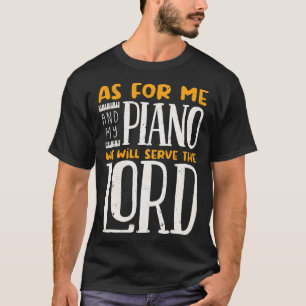 Piano speler Muzikant Piano Muziekinstrument T-shirt