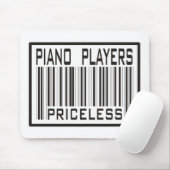 Piano-spelers zonder grenzen muismat (Met muis)