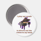 Piano & Stemmen Magneet (Voorkant / Achterkant)