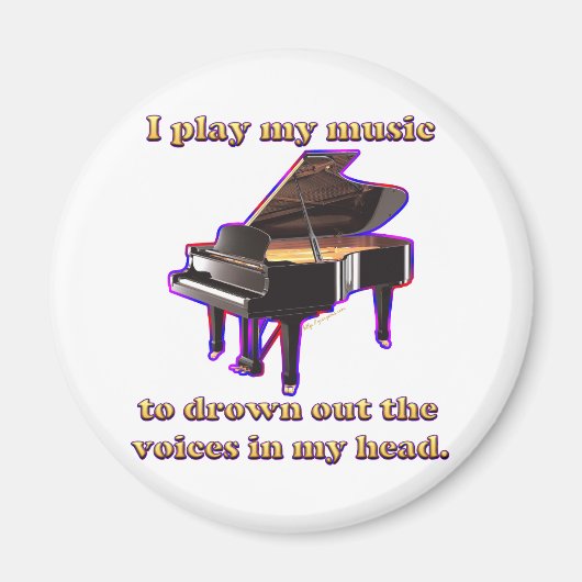 Piano & Stemmen Magneet (Voorkant)