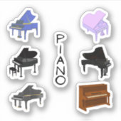 Piano Stickers (Voorkant)