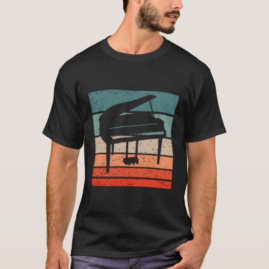 Piano Stijl T-shirt (Voorkant)