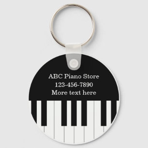 Piano Store Custom Business Sleutelhangers