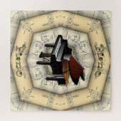 Piano ~ Strange Musical Design ~ Unique ~ Legpuzzel (Horizontaal)