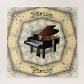 Piano ~ Strange Musical Design ~ Unique ~ Legpuzzel (Verticaal)