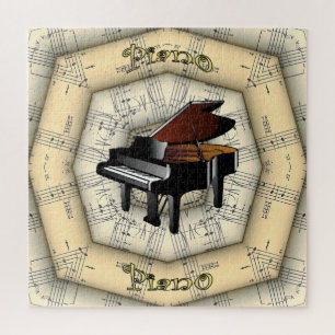 Piano ~ Strange Musical Design ~ Unique ~ Legpuzzel