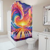 Piano Sunset Douchegordijn (In situ)