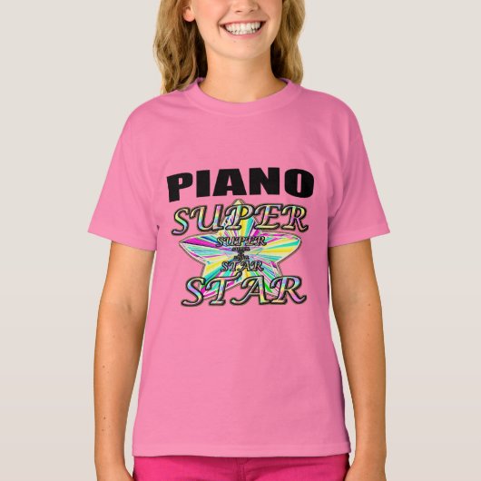Piano Superstar T-shirt (Voorkant)