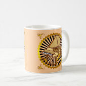 Piano Swirls Koffiemok (Voorkant rechts)