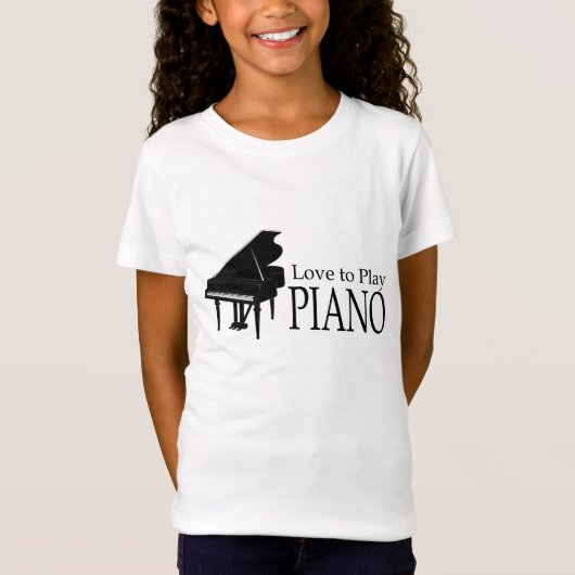 Piano T-shirt (Voorkant)