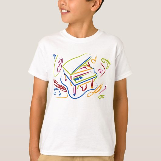 PIANO T-SHIRT (Voorkant)