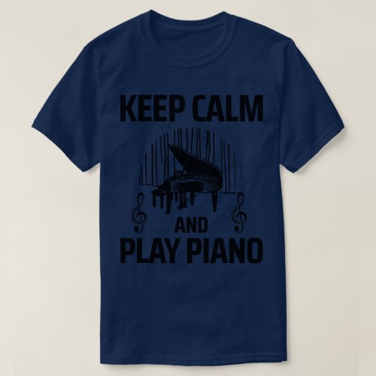 piano t-shirt (Design voorkant)