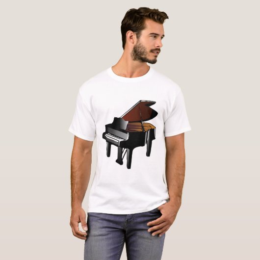 Piano T-shirt (Voorkant volledig)