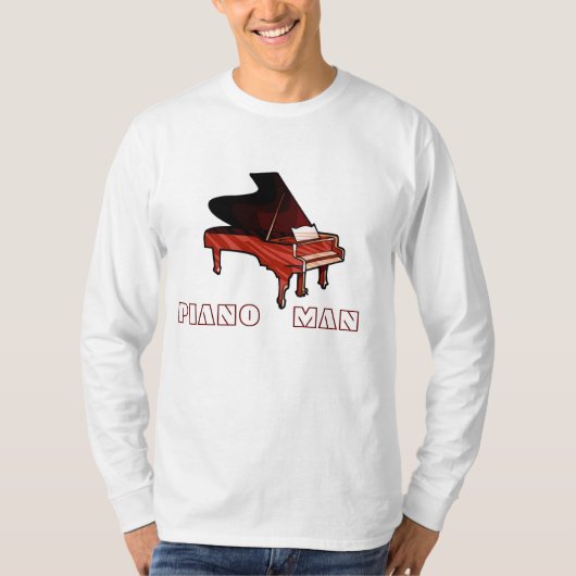 Piano T-shirt (Voorkant)